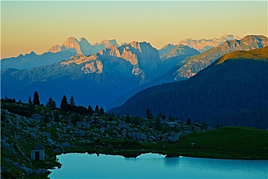 白云岩,风景,日落