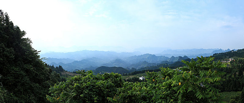 利川土家寨全景图