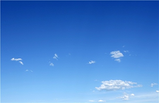 蓝色,晴天,天空,云