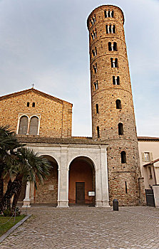塔,大教堂,拉文纳,艾米利亚-罗马涅大区,意大利