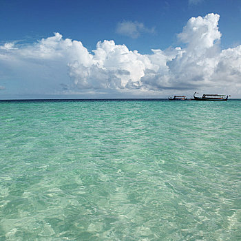 船,海洋,环礁,马尔代夫