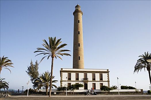 灯塔,法若,大卡纳利岛,西班牙
