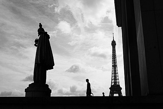 黑白城市摄影之巴黎