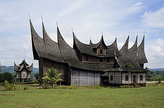 印度尼西亚,苏门答腊岛,靠近,房子,国王