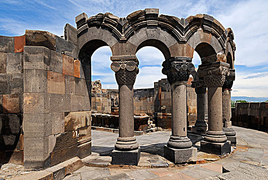 遗址,庙宇,大教堂,世界遗产,亚美尼亚,亚洲