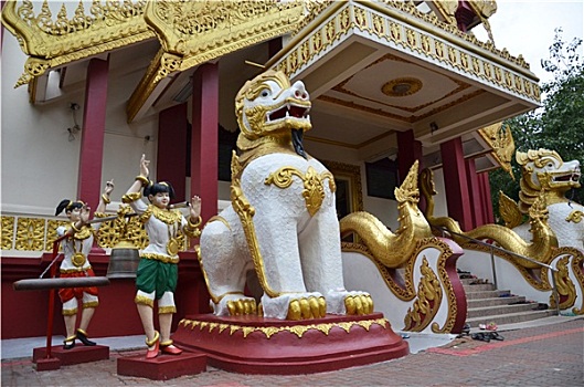 缅甸,佛教寺庙,新加坡