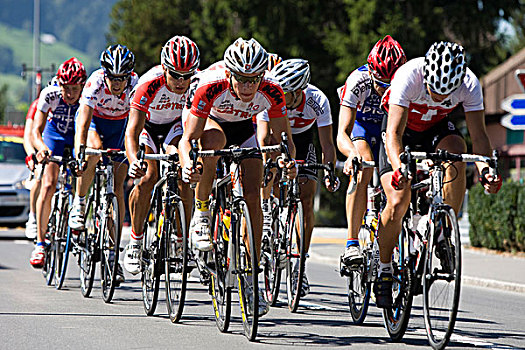 多,骑车,骑自行车,2009年,瑞士,欧洲