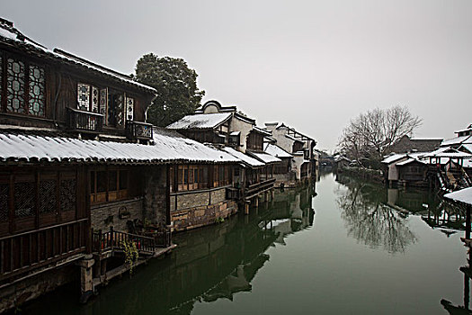 乌镇雪景