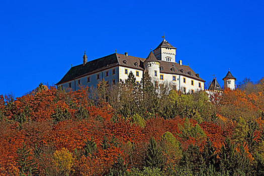 城堡,弗兰哥尼阶,瑞士,上弗兰科尼亚,巴伐利亚,德国,欧洲