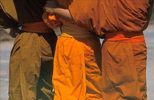 老挝,万象,僧侣