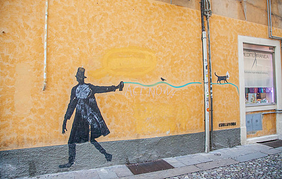 意大利帕多瓦的涂鸦墙
