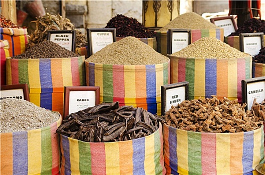 调味品,市场,开罗,埃及