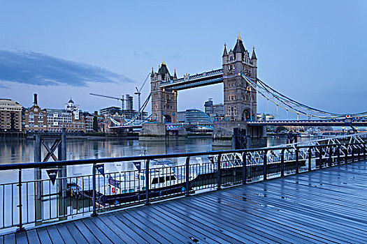 上方,塔桥,市政厅,伦敦,英格兰,英国,欧洲