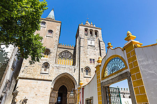 大教堂,历史名城,中心,世界遗产,葡萄牙