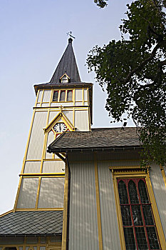 教堂,西部,挪威