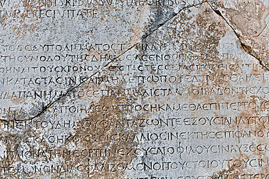 罗马,文字,石头,古城,土耳其