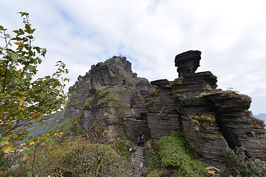 贵州铜仁,梵净山景区,世界自然遗产