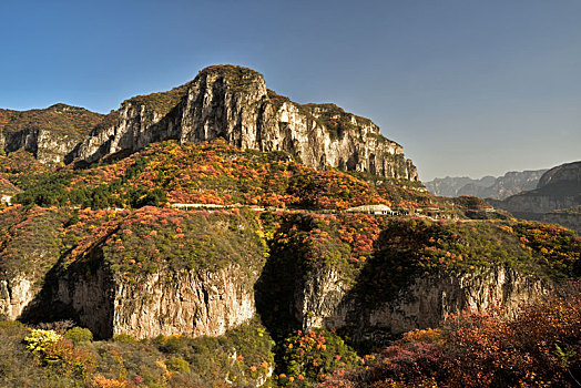 河北省石家庄市平山县沕沕水空中画廊