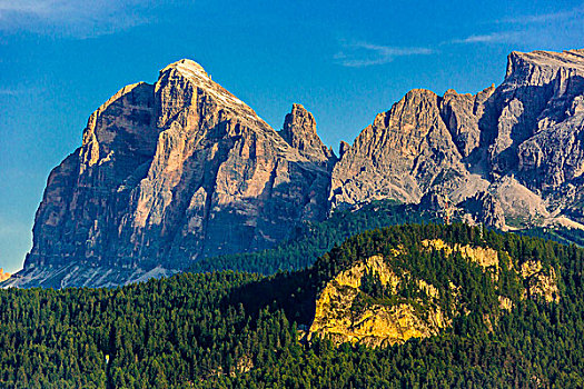 早晨,阳光,反射,山,白云岩,南阿尔卑斯山,区域,意大利