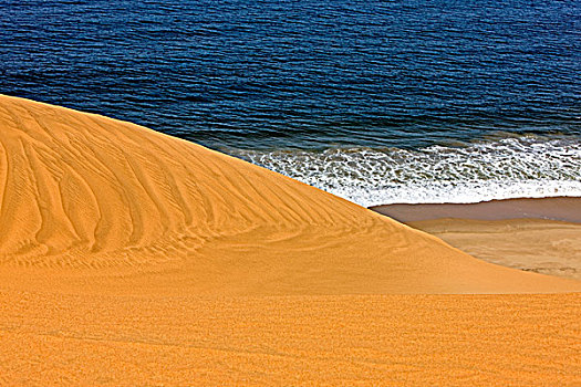 沙子,沙丘,靠近,纳米比亚