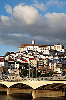 城市风光,老,可因布拉,城镇,贝拉,滨海,葡萄牙