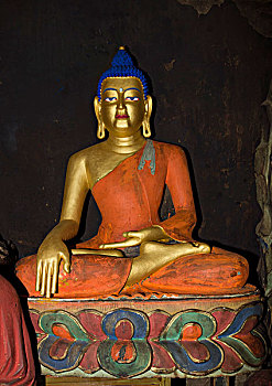 西藏布达拉宫文成公主像