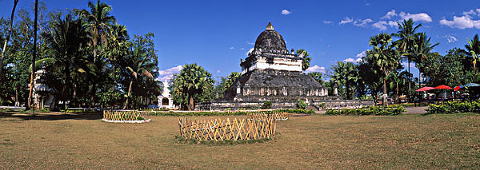 佛塔,寺院,庙宇,琅勃拉邦,世界遗产,老挝,印度支那,亚洲