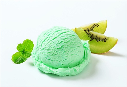舀具,淡绿色,冰淇淋