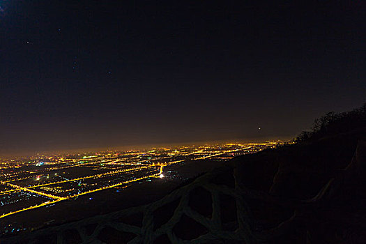 北京夜景俯瞰