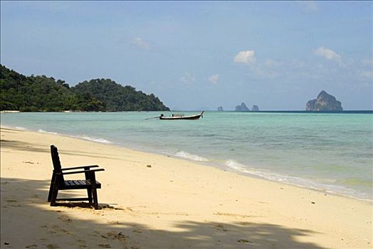 椅子,岩石,岛屿,苏梅岛,泰国,东南亚