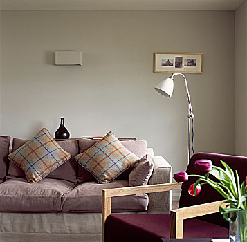 垫子,沙发,切削,郁金香,扶手椅,英国,客厅
