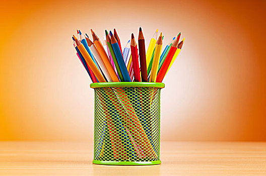 彩色,铅笔,背景
