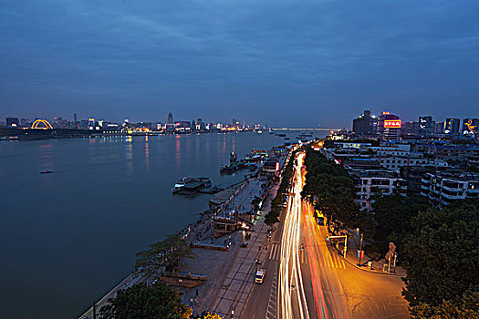 武汉城市风光夜景