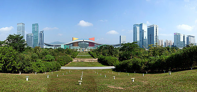 深圳市中心全景图
