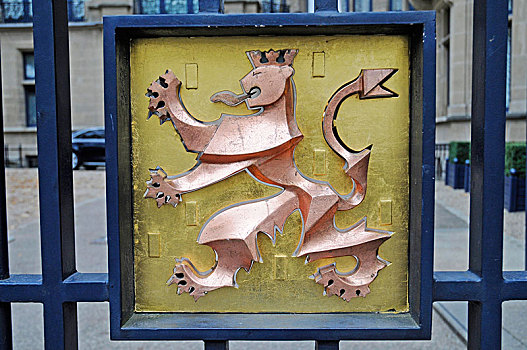 狮子,盾徽,公爵宫,欧洲议会,卢森堡,欧洲