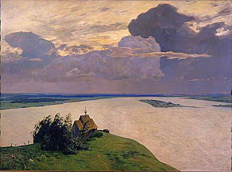 上方,永恒,平和,1894年,艺术家