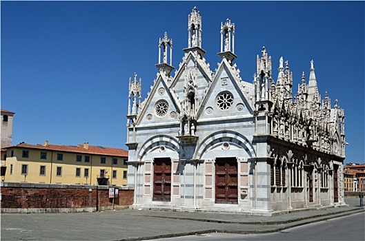 教堂,圣马利亚,比萨,意大利