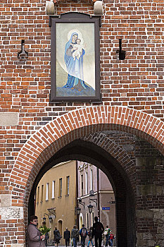 大门,老城,卢布林,波兰