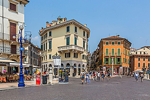 广场,胸罩,维罗纳,威尼托,意大利,欧洲