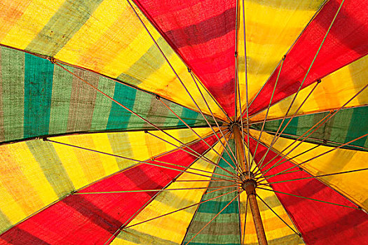 图案,下方,彩色,伞,乡村,市场,阳朔,中国