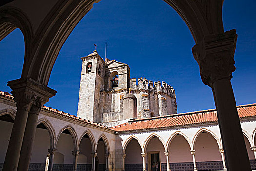 院落,寺院,耶稣,托马尔,葡萄牙