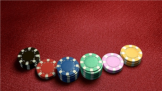赌场,筹码,赌博,红色,桌子