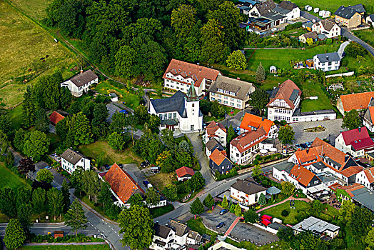 天主教,教堂,藻厄兰,北莱茵威斯特伐利亚,德国