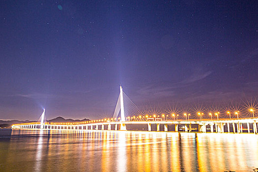 深圳湾大桥夜景