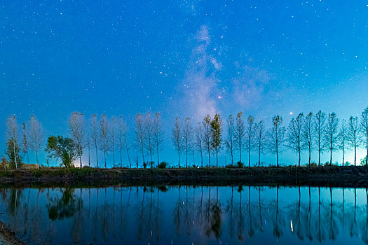 雪景,夜晚倒影,山脉,银河,生动,夜空,犹他,美国树,花冈岩,山,印度郊外