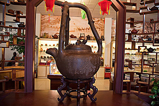 大,茶壶,茶园,潮州,中国