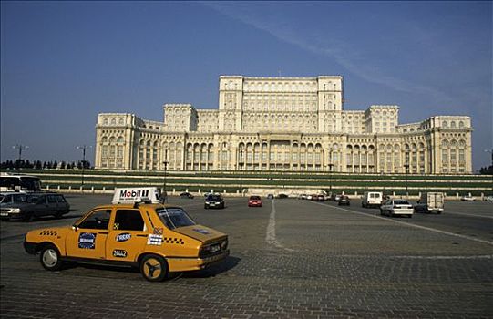 纪念建筑,宫殿,议会,布加勒斯特,罗马尼亚,欧洲