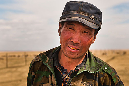 草,草原,蒙古人