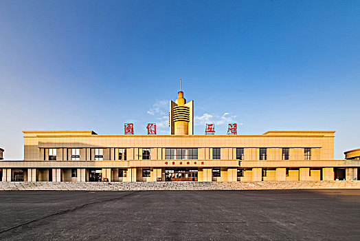 吉林省延吉图们市火车站建筑景观