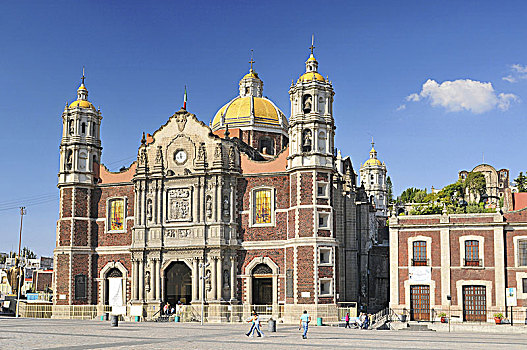 大教堂,圣母,瓜达卢佩,罗马天主教,教堂,墨西哥城,墨西哥
